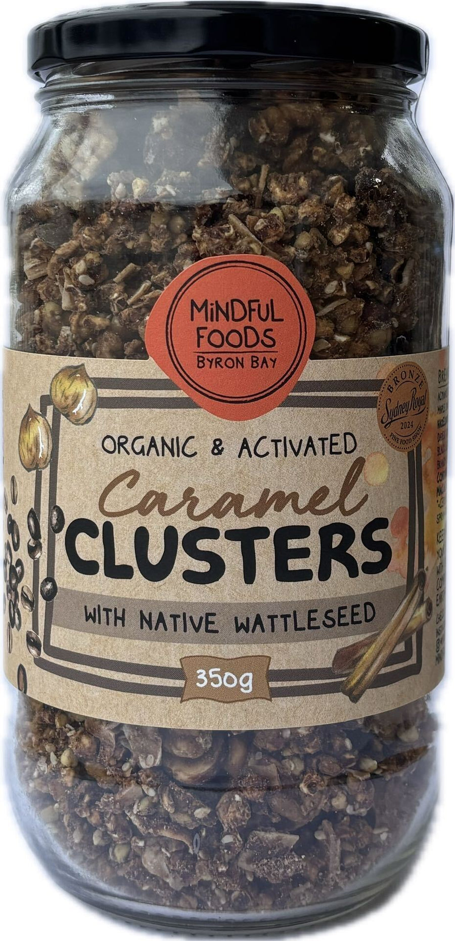 Clusters Caramel Wattleseed - Organic & Activated