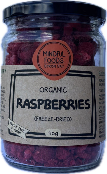 Raspberries - Freeze-dried Organic